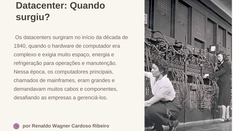 🚀 TRANSFORME SEU NEGÓCIO COM A NUVEM, Datacenter quando surgiu.